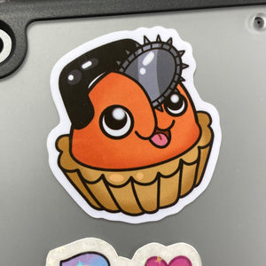 egg tart devil sticker