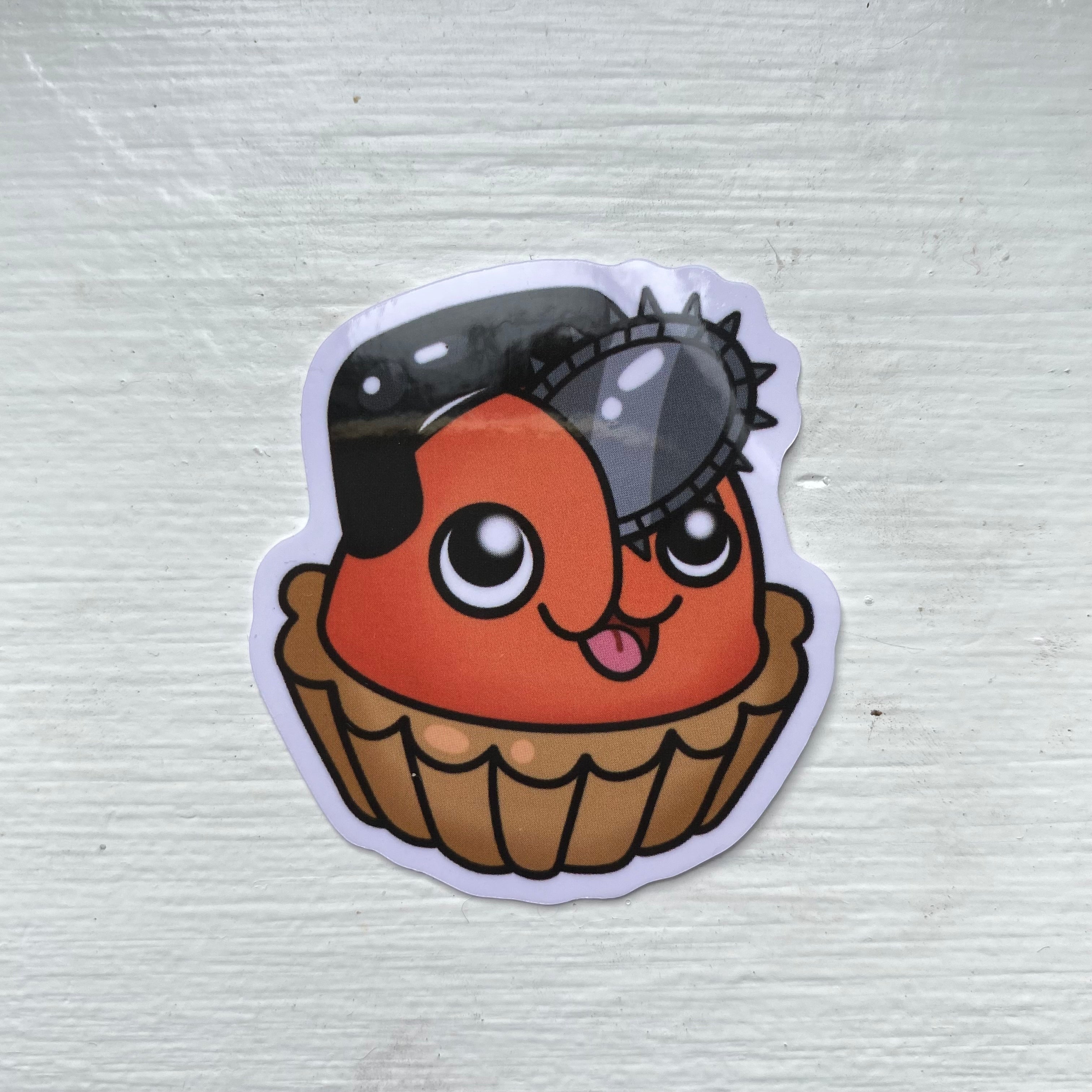 egg tart devil sticker