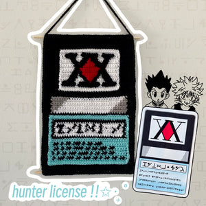 hunter license tapestry